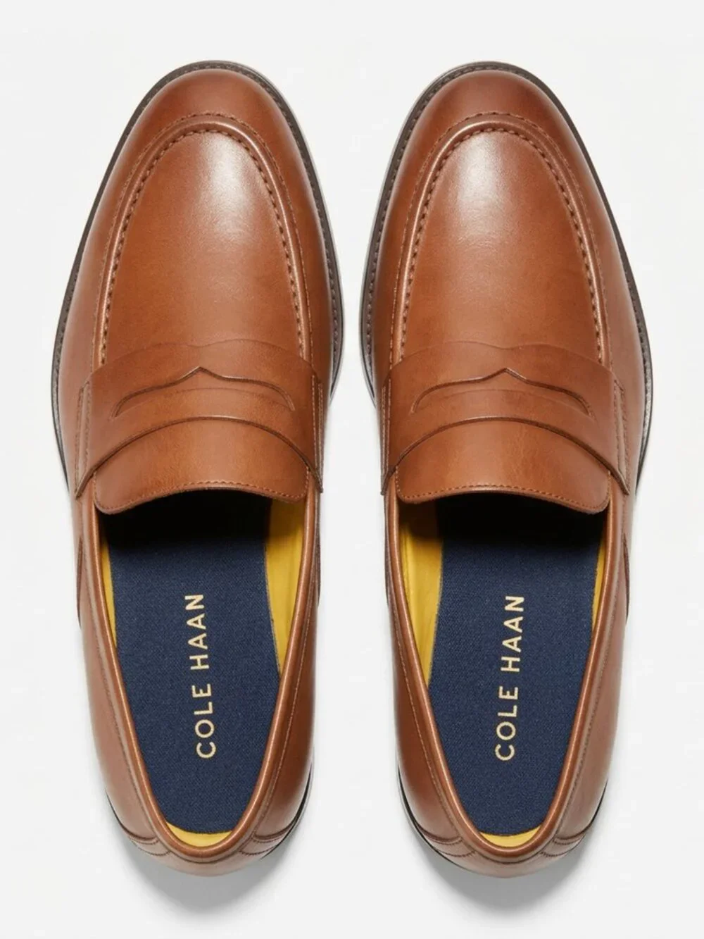 NEW Cole Haan Hawthorne Brown Penny Loafer 11M Leather